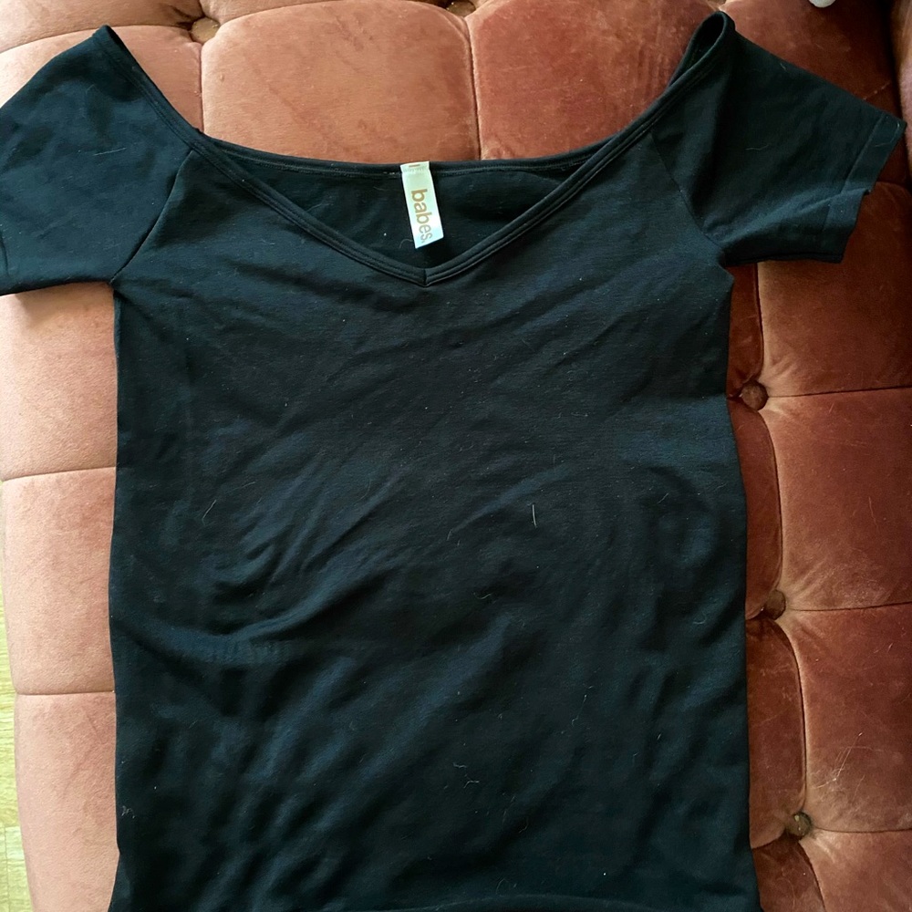 BABES stretch crop black